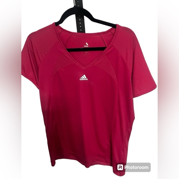 Adidas Pink Top Sz Large - Picture 1 of 7